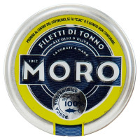 Moro Filetti di Tonno all'Olio d'Oliva Pesca Sostenibile al 100%