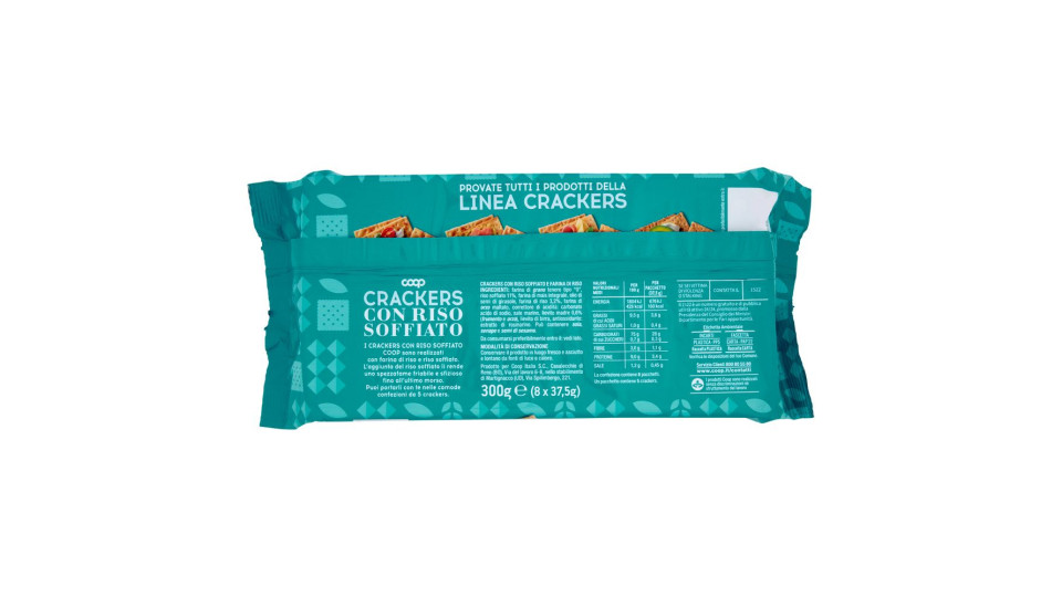 CRACKERS CON RISO SOFFIATO