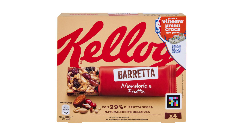 Kellogg's Barretta Mandorle e Frutta