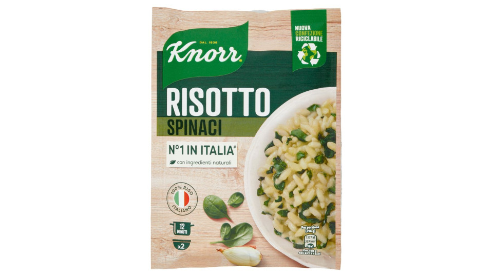 Knorr risotto spinaci busta