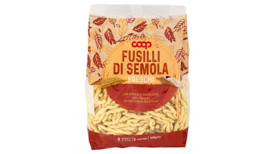 Fusilli Di Semola Freschi