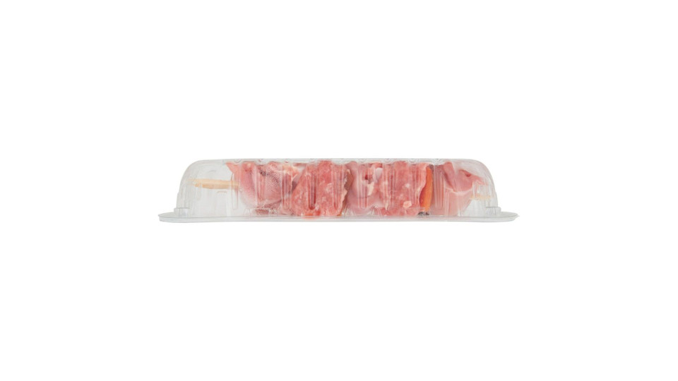 Spiedini Di Pollo Con Salsiccia E Peperoni