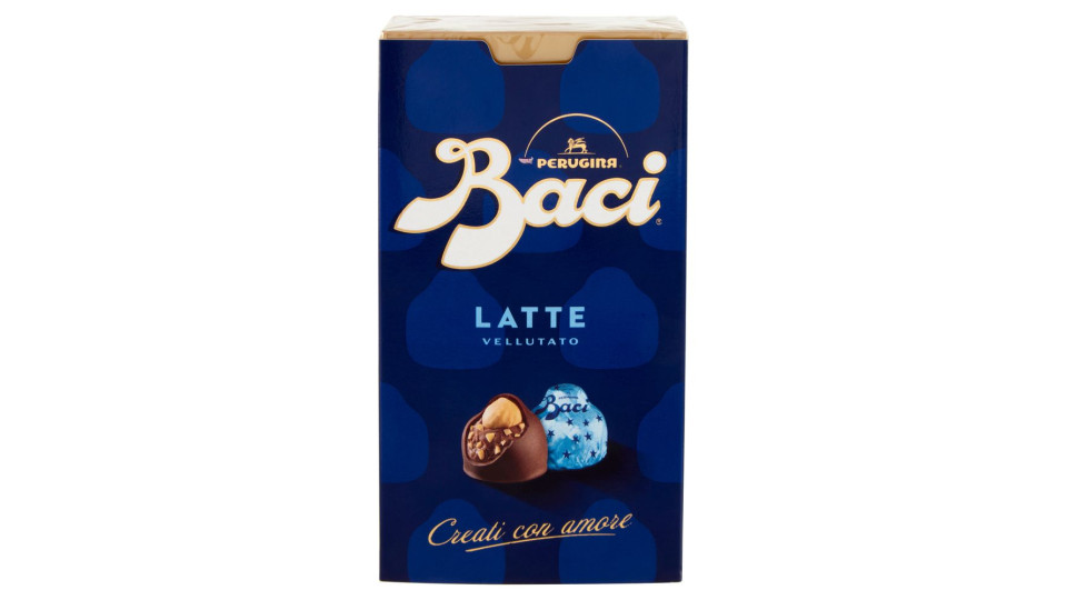 Baci Perugina Latte Cioccolatini Al Latte Ripieni Al Gianduia E Nocciola Intera