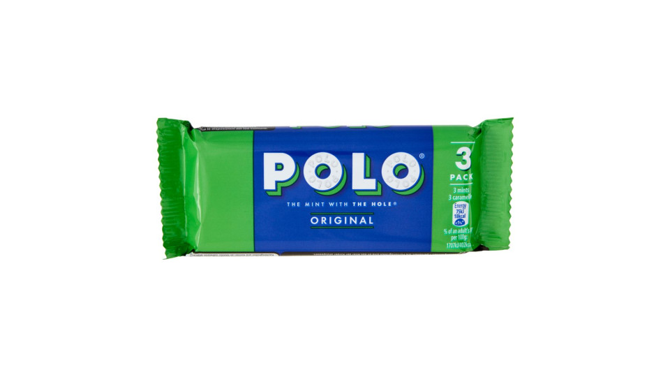 Nestlé Polo Original Caramelle Alla Menta 3 Tubi Da