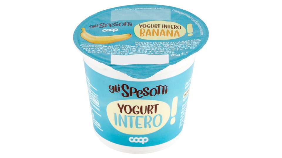 Yogurt Intero Alla Banana