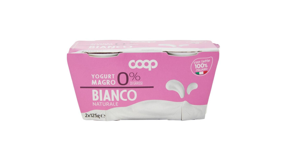 0% Di Grassi Yogurt Magro Bianco Naturale