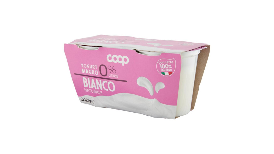 0% Di Grassi Yogurt Magro Bianco Naturale