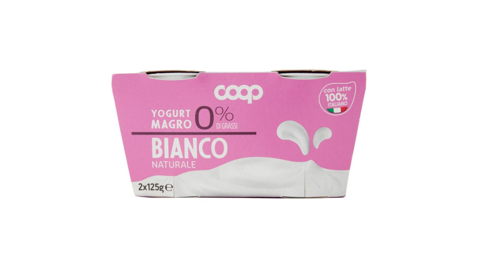 0% Di Grassi Yogurt Magro Bianco Naturale