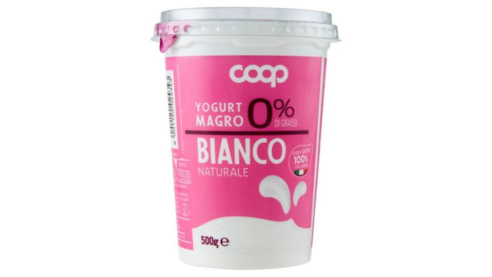 0% Di Grassi Yogurt Magro Bianco Naturale