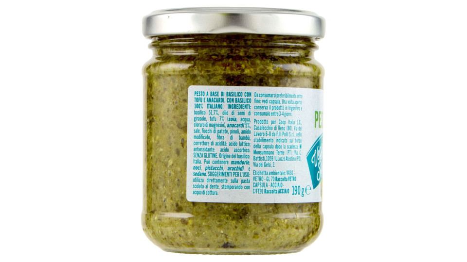 Pesto Con Basilico Genovese Dop Senza Aglio