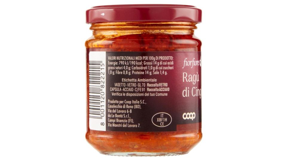 Ragù Di Cinghiale