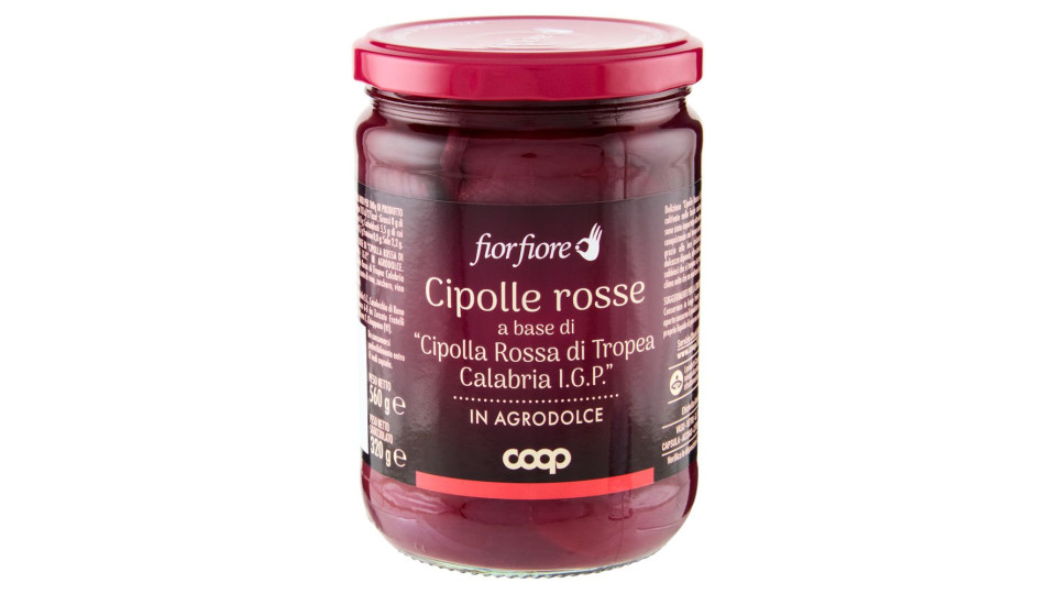 Cipolle Rosse A Base Di "cipolla Rossa Di Tropea Calabria I.g.p."