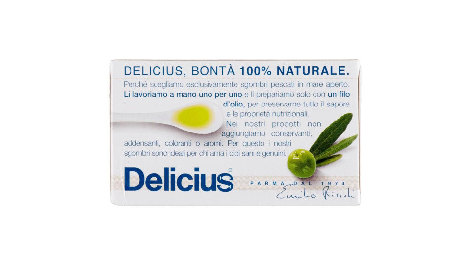 Delicius filetti di sgombro all'olio di oliva