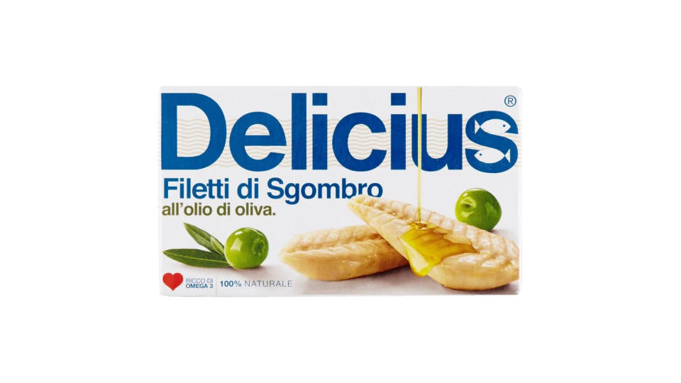 Delicius filetti di sgombro all'olio di oliva