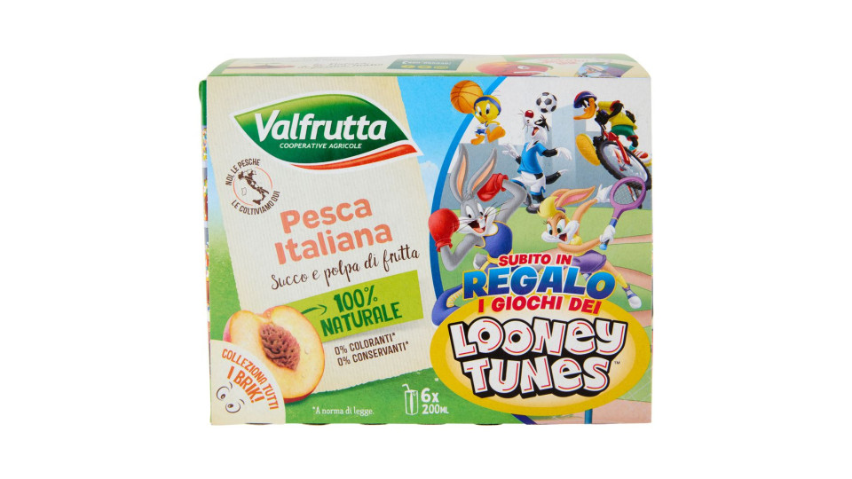 Valfrutta Pesca Italiana Succo E Polpa