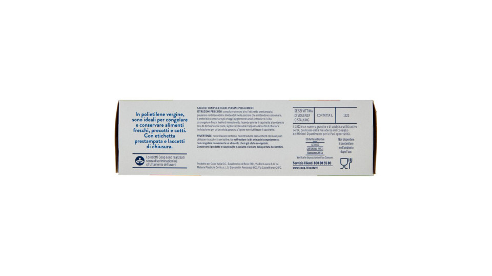 Sacchetti Freezer Grandissimi Trasparenti 35x50 Cm