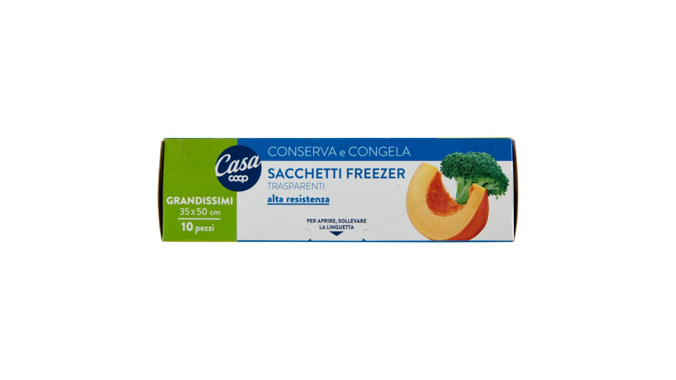 Sacchetti Freezer Grandissimi Trasparenti 35x50 Cm