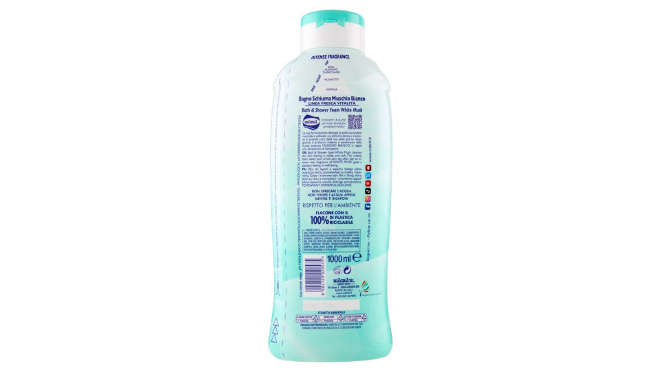 Milmil Bagno Schiuma Muschio Bianco