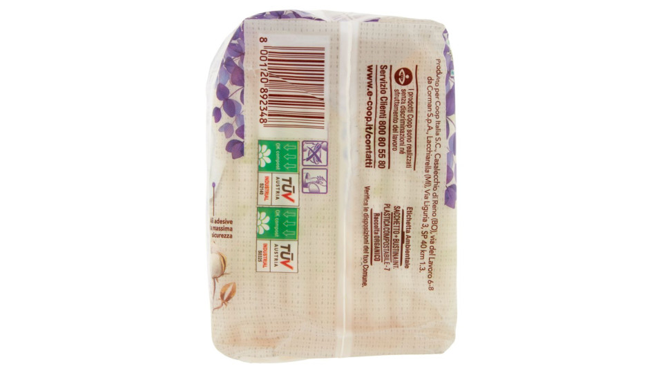 Assorbenti Ultra Con Ali In Cotone Biologico Flusso Intenso