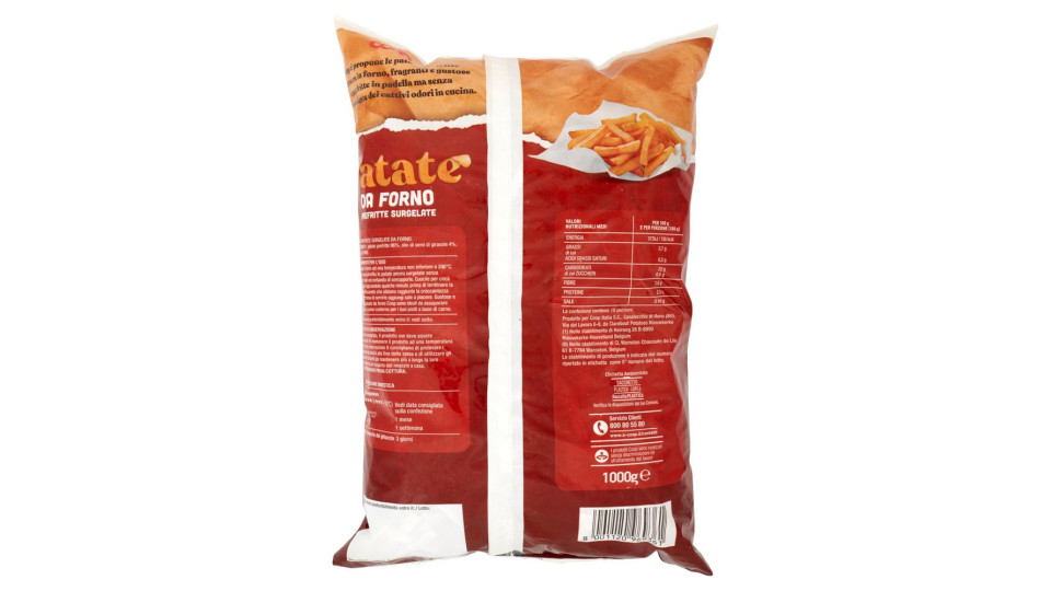Patate Prefritte Da Forno Surgelate