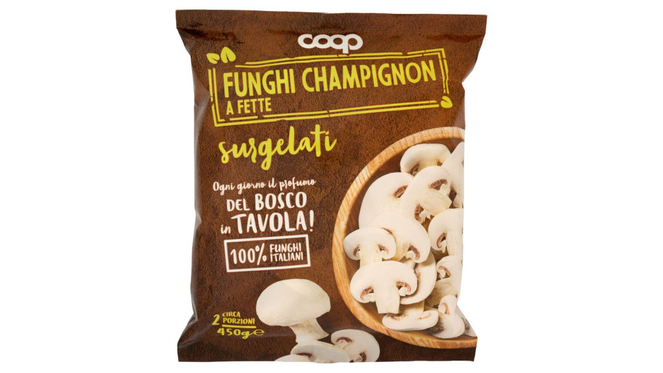 Funghi Champignon A Fette Surgelati