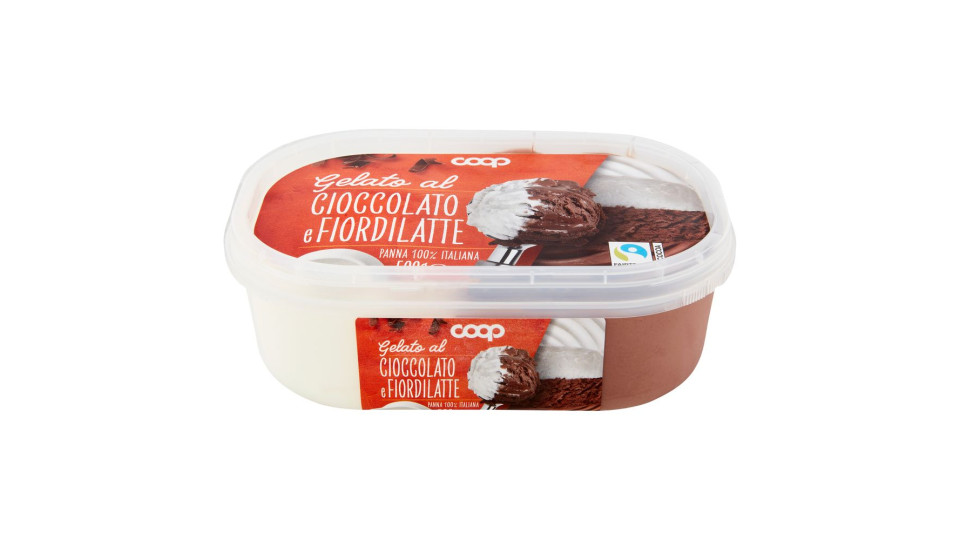 Fiordilatte E Gelato Al Cioccolato