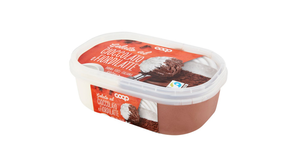 Fiordilatte E Gelato Al Cioccolato