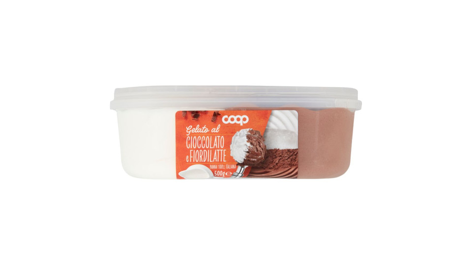 Fiordilatte E Gelato Al Cioccolato