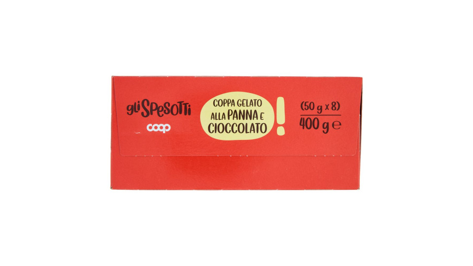 Cono Alla Panna E Cioccolato