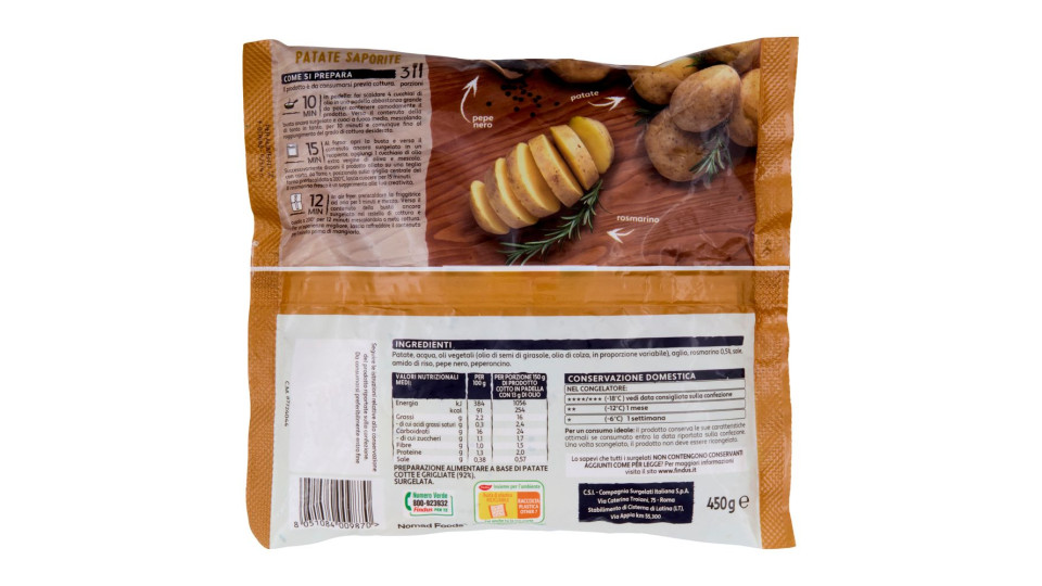 Findus 4 Salti in Padella Patate Saporite