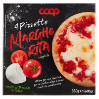 4 Pizzette Margherita Surgelate