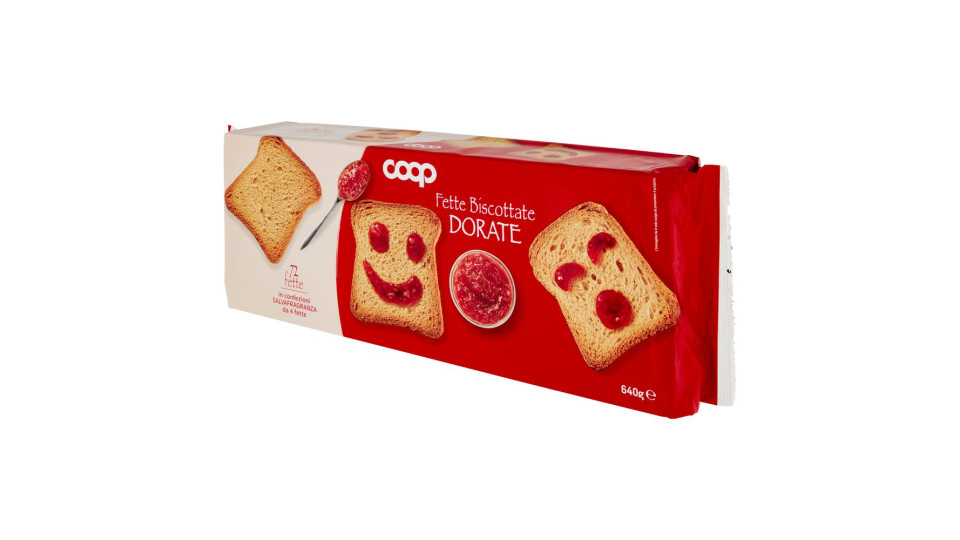 Fette Biscottate Dorate 36 Fette
