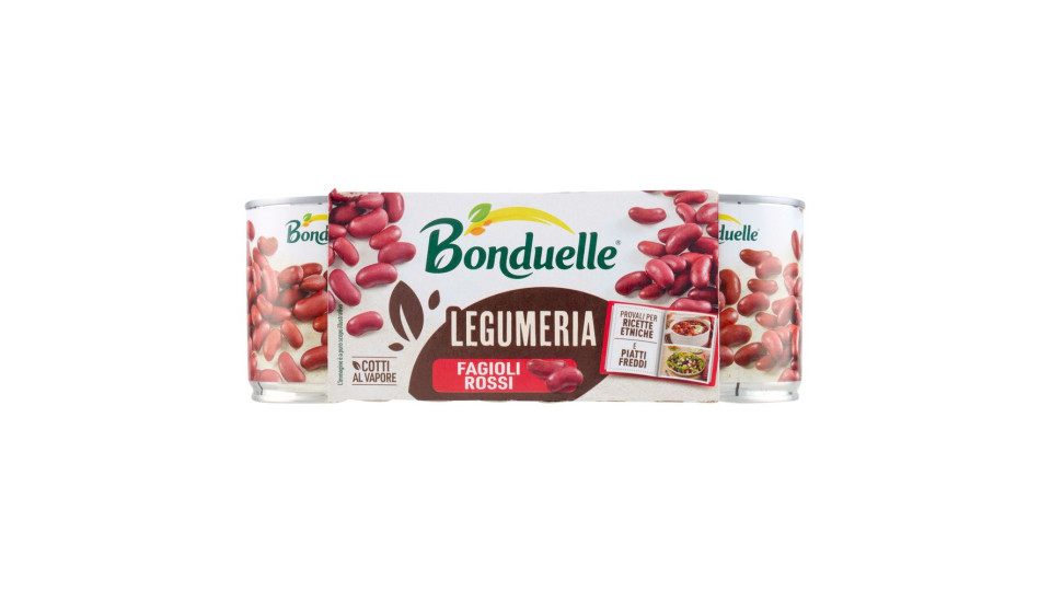 Bonduelle, al Vapore fagioli rossi