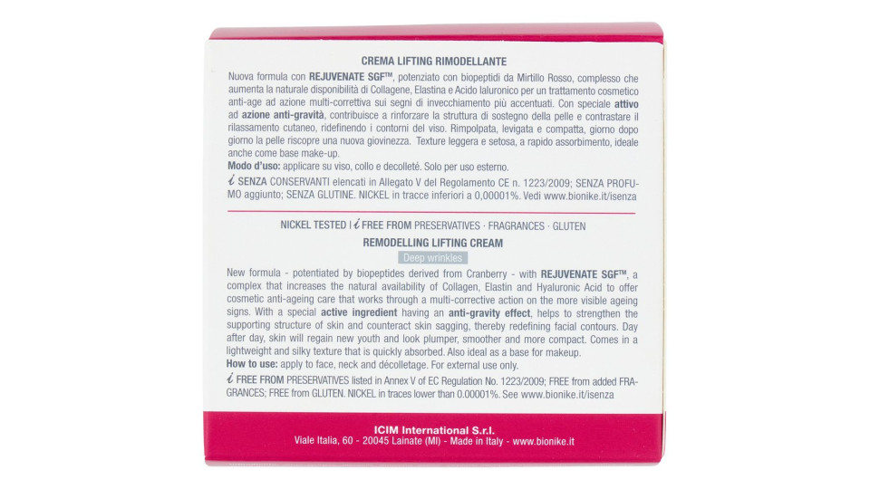 Crema Lifting Rimodellante Defence Xage