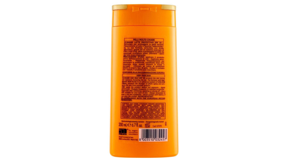 Clinians Bellezza Solare Latte Protettivo Anti Age SPF 30 Alta