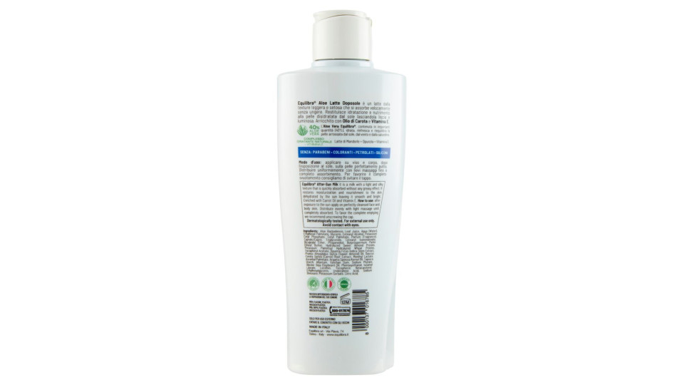 equilibra Aloe Latte Doposole Idratante
