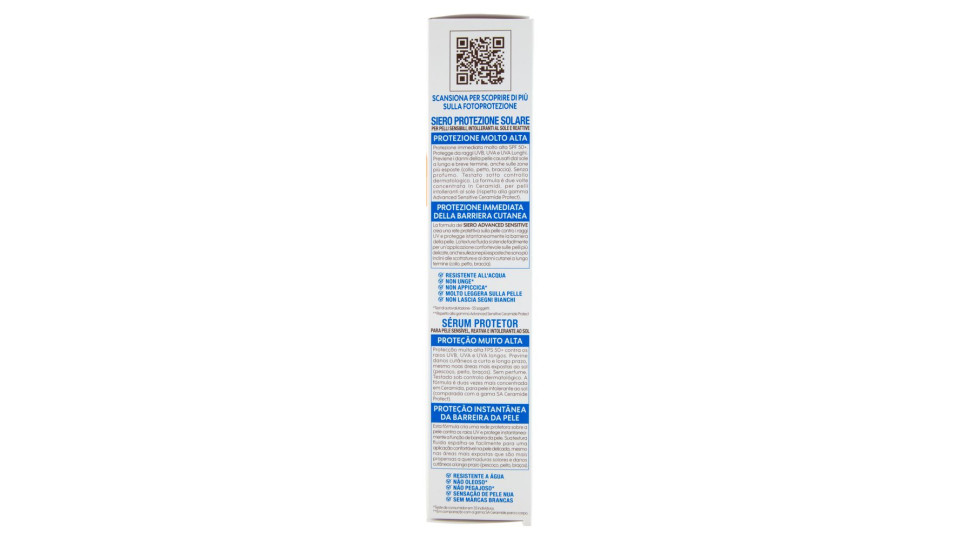 Garnier Ambre Solaire Advanced Sensitive - Olio protettivo nutriente IP 50+