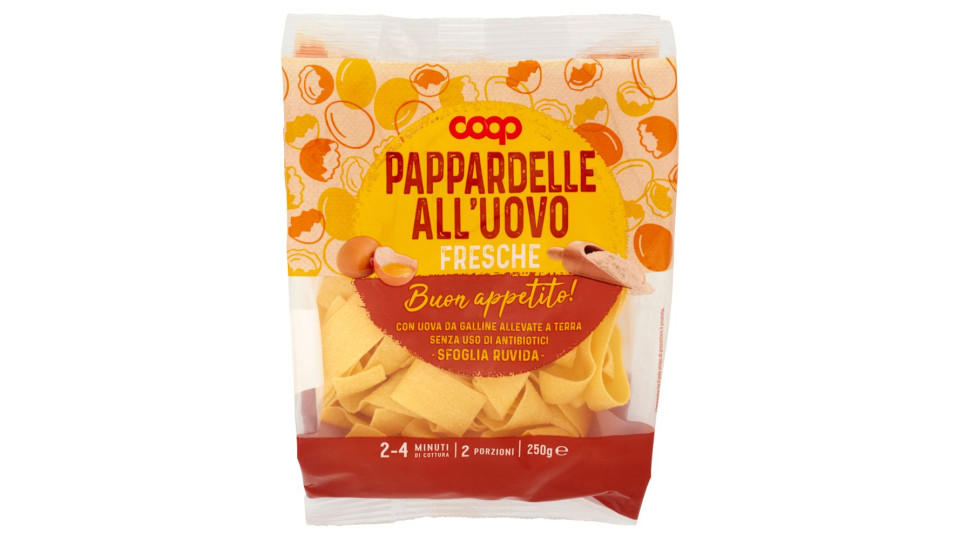 Pappardelle Fresche All'uovo