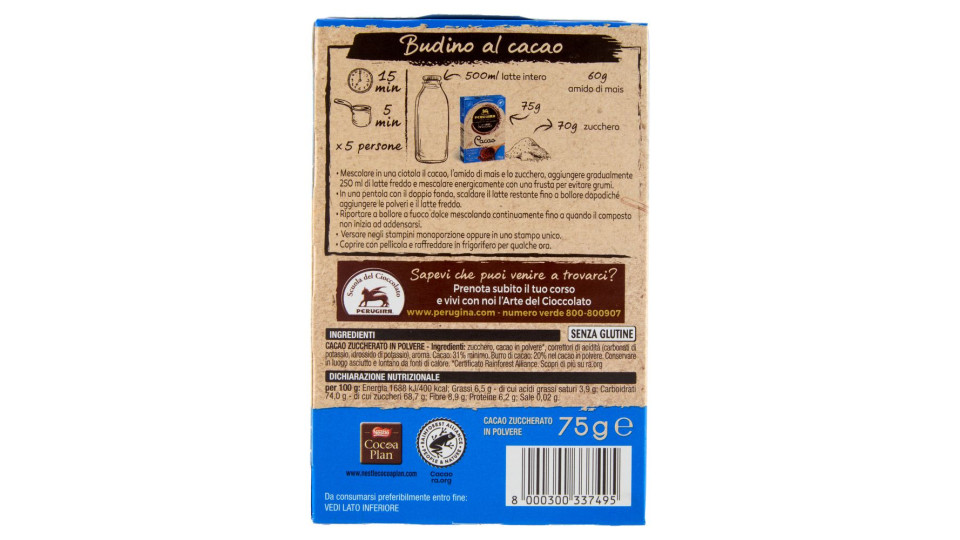 PERUGINA Cacao Zuccherato in polvere