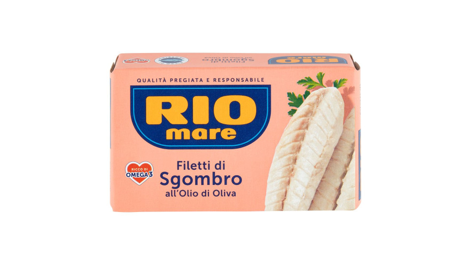 Rio Mare - Filetti di Sgombro, all'Olio di Oliva 26%
