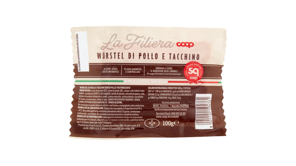 Würstel Pollo e Tacchino