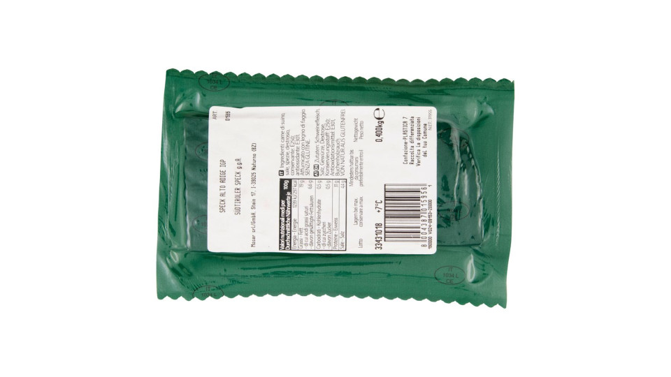 Speck Alto Adige Igp 0,400 Kg