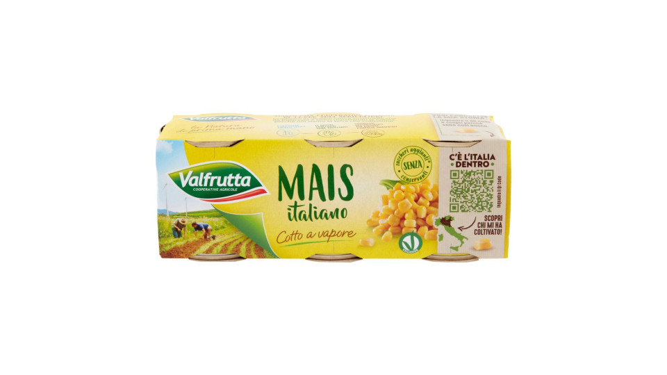 Mais Italiano Cotto a Vapore 3 x 326 g