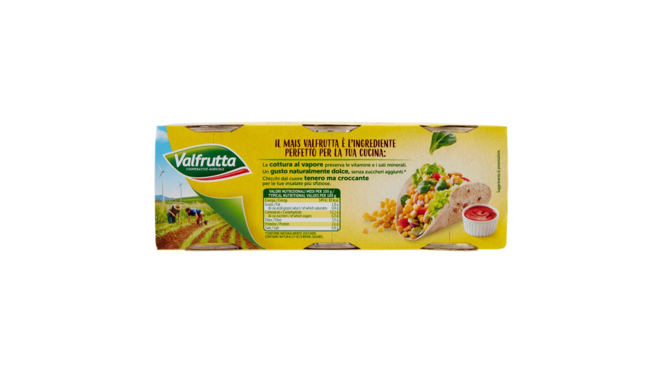 Mais Italiano Cotto a Vapore 3 x 326 g