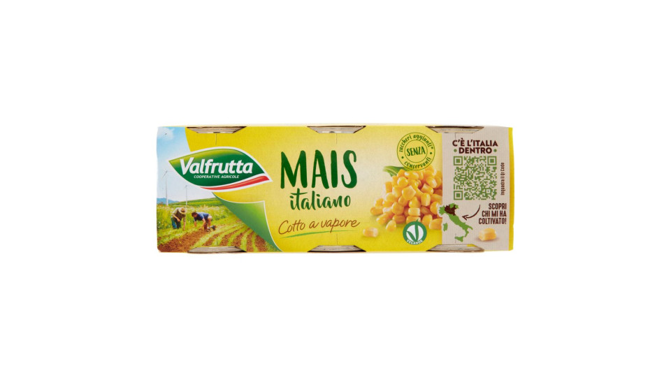 Mais Italiano Cotto a Vapore 3 x 326 g