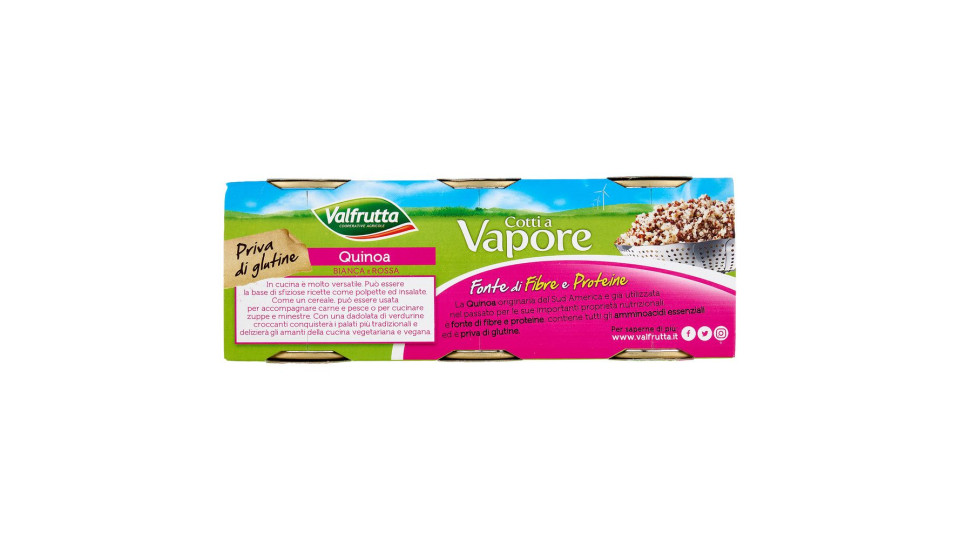 Cotti a Vapore Quinoa Bianca e Rossa