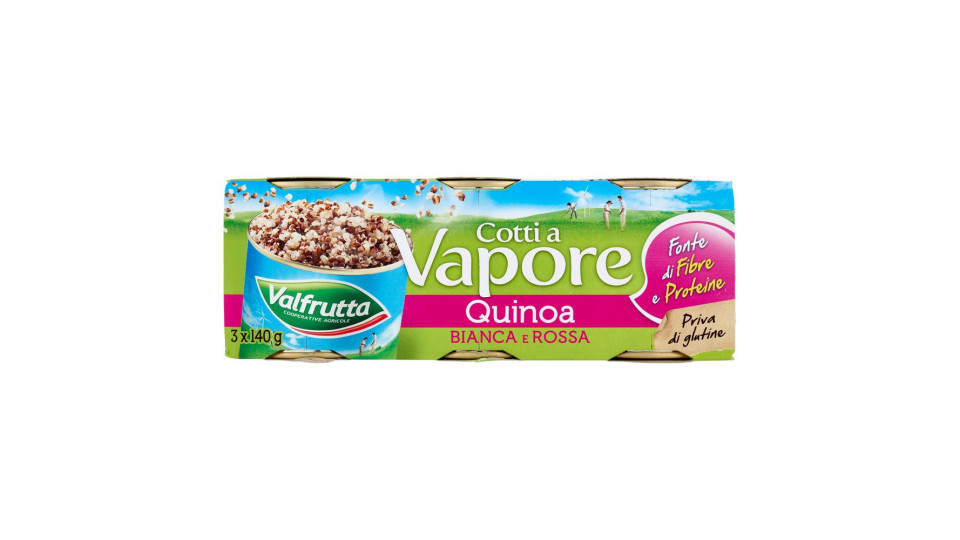 Cotti a Vapore Quinoa Bianca e Rossa