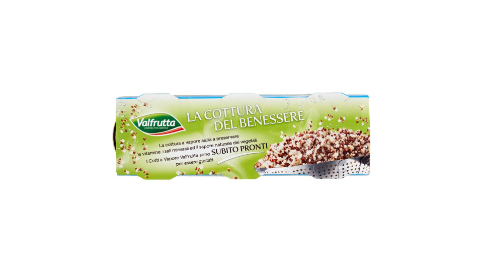 Cotti a Vapore Quinoa Bianca e Rossa