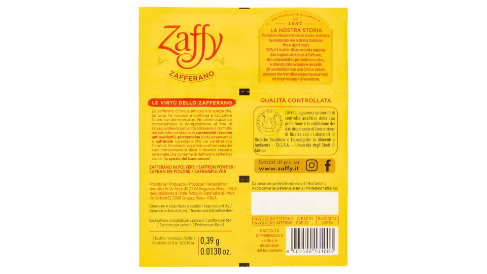 Zafferano 2 x 0,13 g