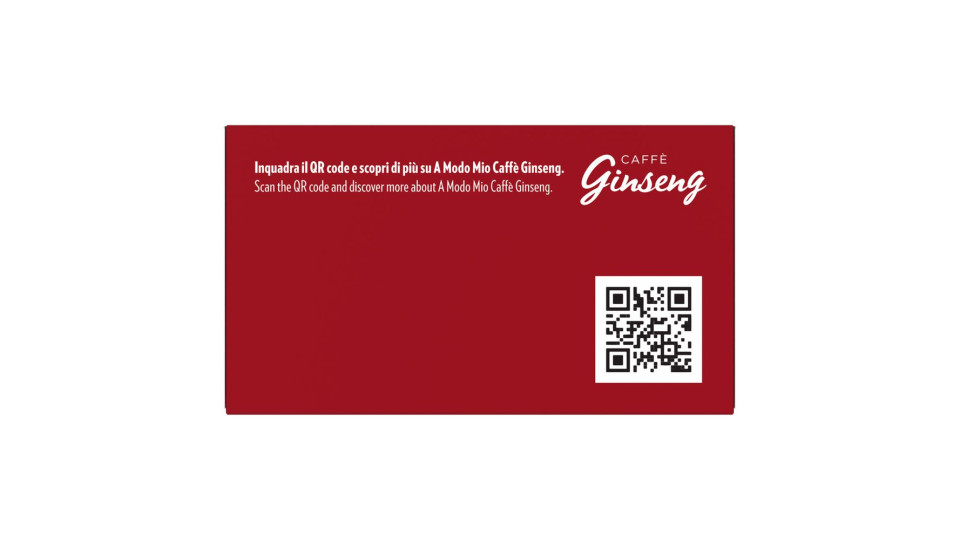Caffè Ginseng 12 Capsule Salva Aroma